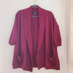 American Eagle Short Sleeve Cardigan Medium